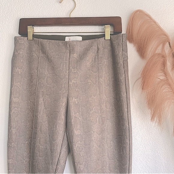Anthropologie Metallic Snake Leggings Size 29 - Picture 3 of 12